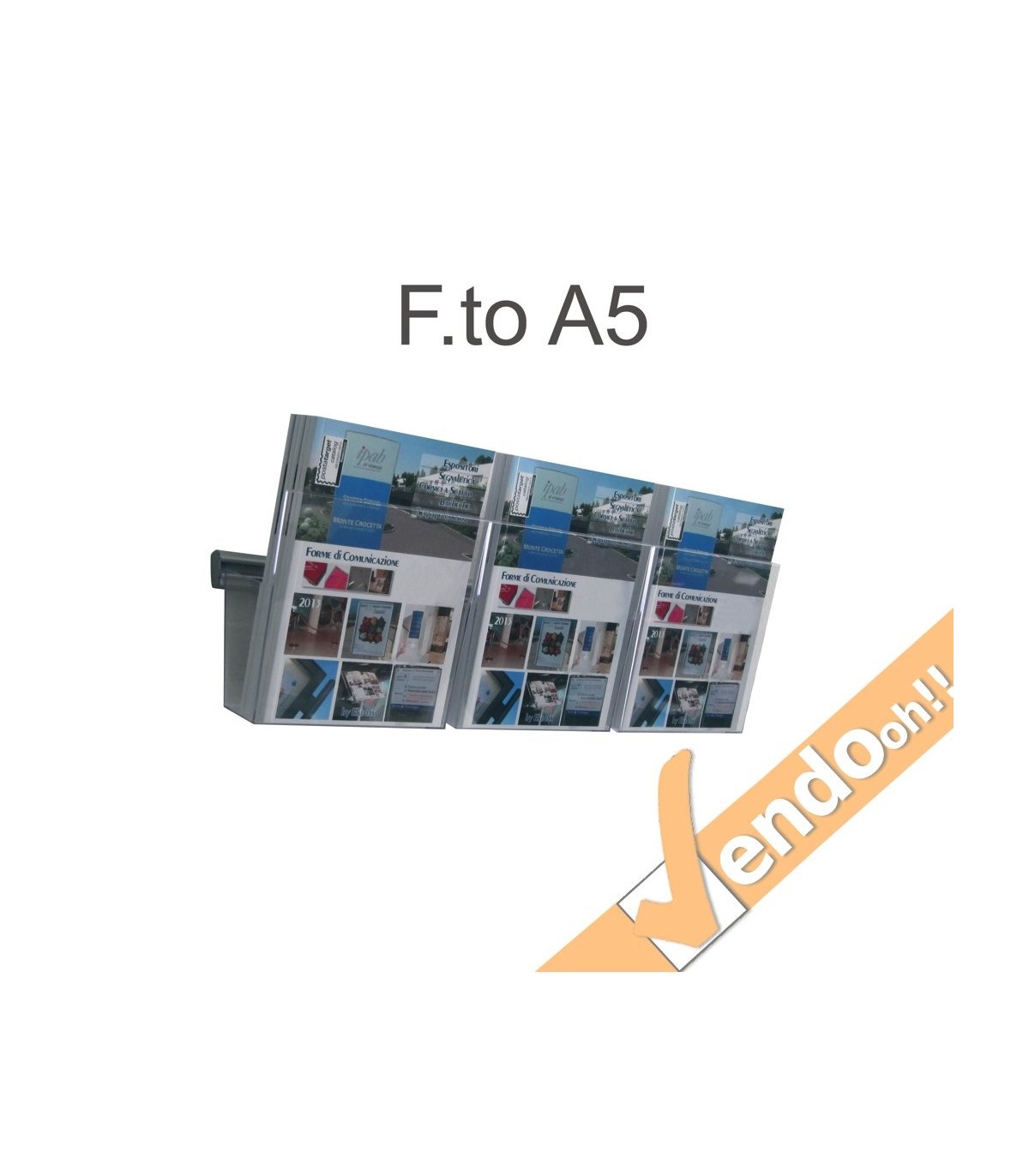 Tasche per volantini depliant formato A5