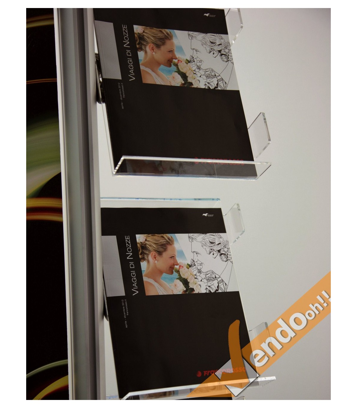 RIPIANO A4 PLEXIGLASS ESPOSITORE PUBBLICITARIO DA PAVIMENTO PIANTANA ALMA021/R1