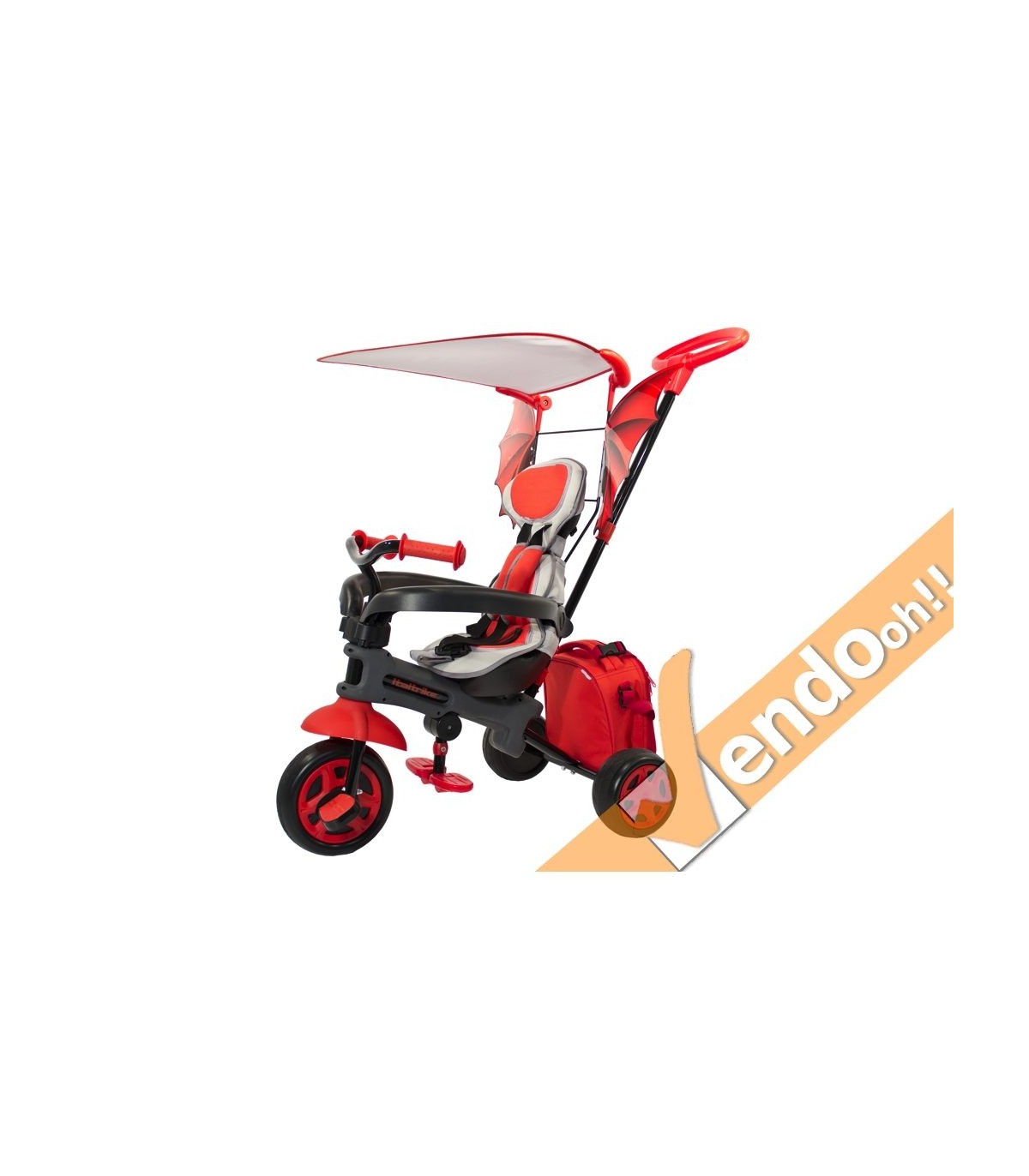 TRICICLO E PASSEGGINO BAMBINO BAMBINA BAMBINI BIMBO BIMBI 15 - 36 MESI 2600DRA