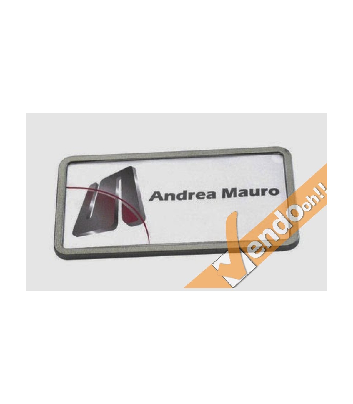 5 PORTA BADGE CARTELLINO RICONOSCIMENTO MAGNETICO DIPENDENTI VISITATORI BADGE03