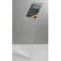 ESPOSITORE PUBBLICITARIO DA PAVIMENTO LEGGIO 1 TASCA FORMATO A4 VERTICALE LGG07