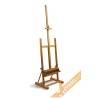 CAVALLETTO ESPOSITORE QUADRI PER PITTURA ARTISTICA DA STUDIO IN LEGNO IWCS-200
