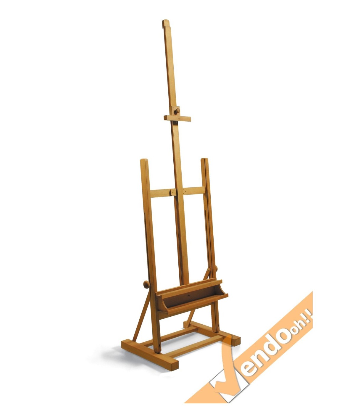 CAVALLETTO ESPOSITORE QUADRI PER PITTURA ARTISTICA DA STUDIO IN LEGNO IWCS-200