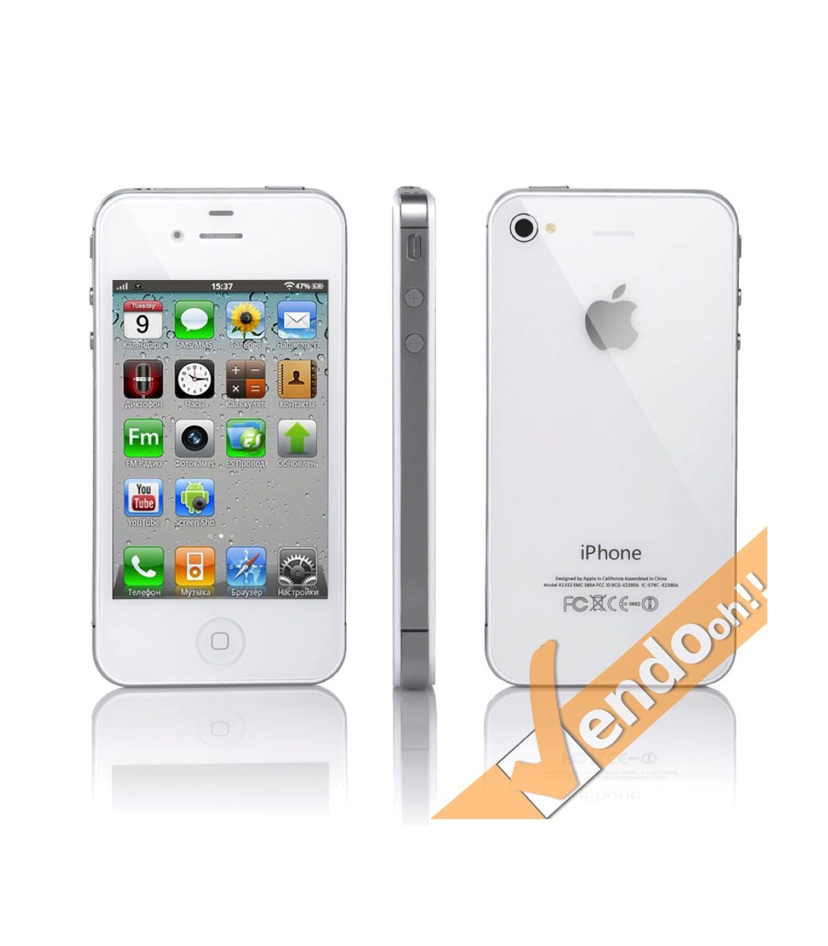 APPLE IPHONE 4S SMART PHONE SMARTPHONE TELEFONO TELEFONINO CELLULARE GARANZIA