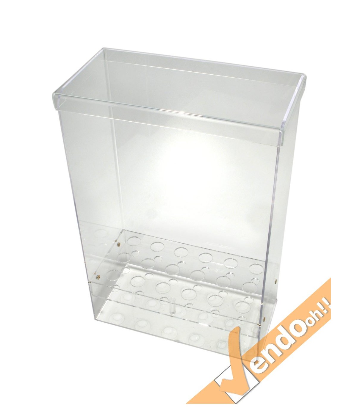 PORTACONI PORTA CONI GELATO GELATI DA BANCO RETTANGOLARE IN PLEXI GELATERIA BAR