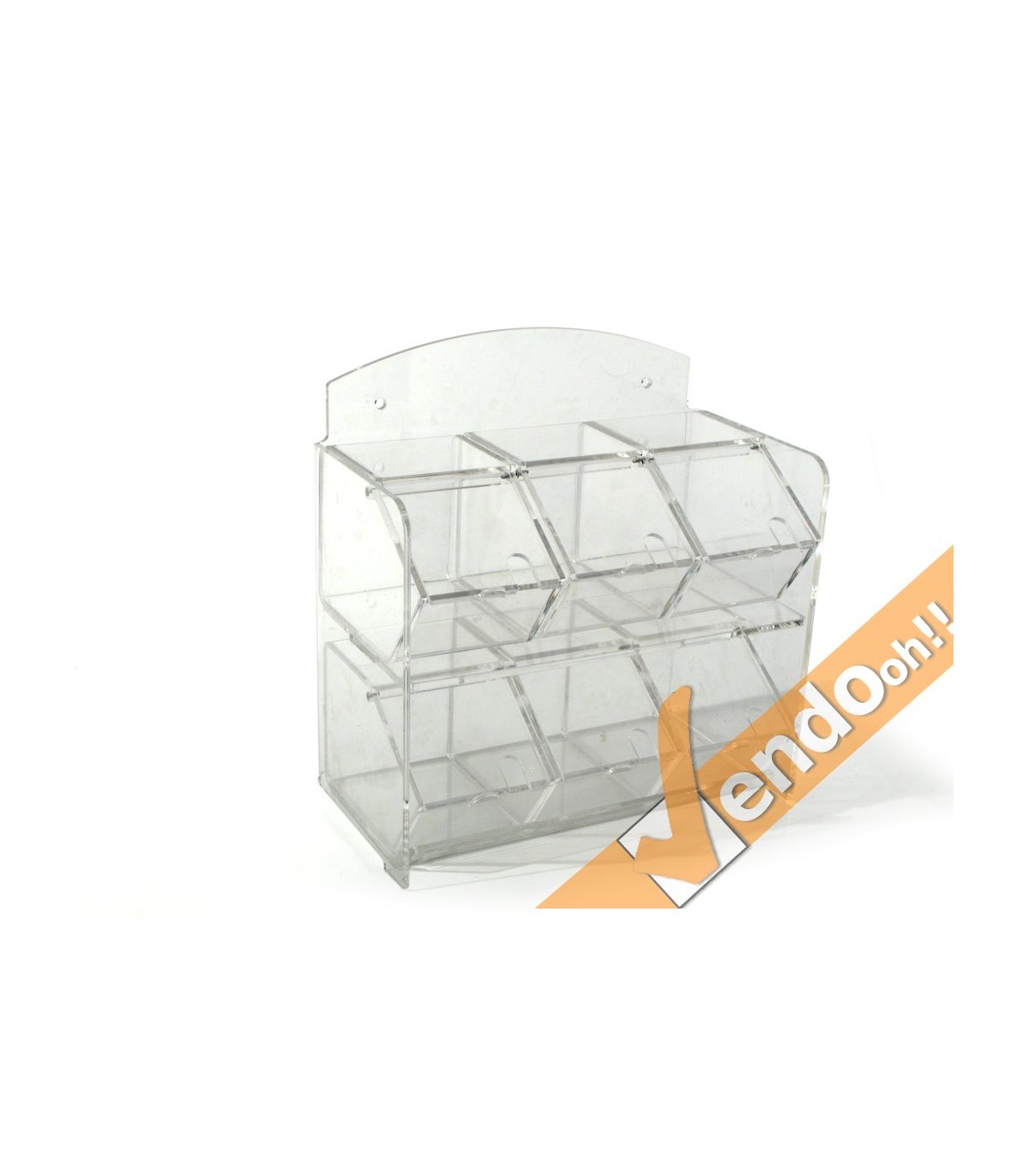 CASSETTIERA CASSETTINI ESPOSITORE PORTA GRANELLE BANCO GELATERIA PASTICCERIA