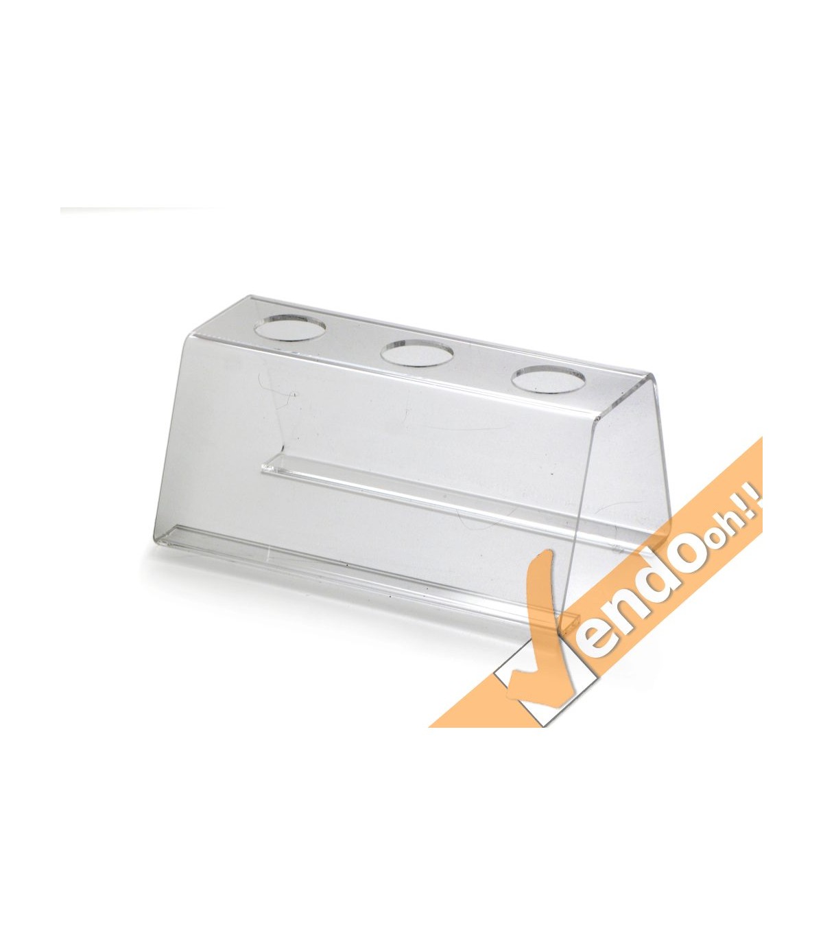 PORGICONO PORGI CONO PORTA GELATO GELATI IN PLEXIGLAS 3 FORI DA BANCO GELATERIA