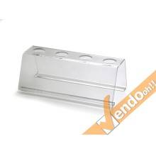 PORGICONO PORGI CONO PORTA GELATO GELATI IN PLEXIGLAS 4 FORI DA BANCO GELATERIA