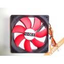 VENTOLA DI RAFFREDDAMENTO PER COMPUTER CASE PC FAN 12X12 CM 3 PIN 12 VOLT ROSSA