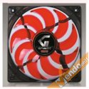 VENTOLA RAFFREDDAMENTO COMPUTER COLORATA CON LUCE ROSSA PC FAN 12X12 CM 3+4 PIN