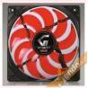 VENTOLA RAFFREDDAMENTO COMPUTER COLORATA CON LUCE ROSSA PC FAN 12X12 CM 3+4 PIN
