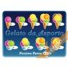 LISTINO ADESIVO GELATO DA ASPORTO SCRIVI PREZZO PER VETRINE GELATERIA GELATERIE