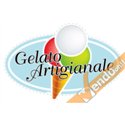ADESIVO SAGOMATO GELATO ARTIGIANALE PER VETRINE FINESTRE GELATERIA GELATERIE