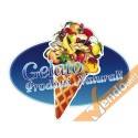 ADESIVO SAGOMATO GELATO PRODOTTI NATURALI VETRINE FINESTRE GELATERIA GELATERIE