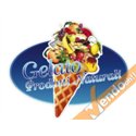 ADESIVO SAGOMATO GELATO PRODOTTI NATURALI VETRINE FINESTRE GELATERIA GELATERIE