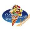 ADESIVO SAGOMATO GELATO PRODOTTI NATURALI VETRINE FINESTRE GELATERIA GELATERIE