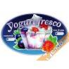 ADESIVO SAGOMATO YOGURT FRESCO VETRINE FINESTRE GELATERIA GELATERIE YOGURTERIE