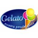 ADESIVO SAGOMATO GELATO NOSTRA PRODUZIONE VETRINE FINESTRE GELATERIA GELATERIE