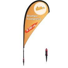 ESPOSITORE A BANDIERA DA ESTERNO INTERNO BASE PER NEVE