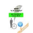 BASE A X A CROCE LEGGERA ESCLUSIVAMENTE NOSTRI ESPOSITORI A BANDIERA LINEA ECO