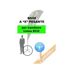 BASE A X A CROCE PESANTE ESCLUSIVAMENTE NOSTRI ESPOSITORI A BANDIERA LINEA ECO