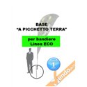 BASE A PICCHETTO PER TERRA ESCLUSIVAMENTE NOSTRI ESPOSITORI A BANDIERA LINEA ECO