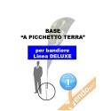 BASE A PICCHETTO PER TERRA ESCLUSIVAMENTE NOSTRI ESPOSITORI A BANDIERA LINEA ECO