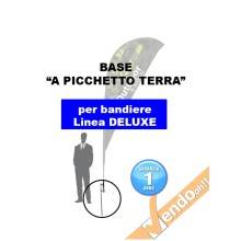 BASE A PICCHETTO PER TERRA ESCLUSIVAMENTE NOSTRI ESPOSITORI A BANDIERA LINEA ECO
