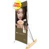 BANNER ESPOSITORE PUBBLICITARIO DA PAVIMENTO VERTICALE 60X160 INTERNO ESTERNO