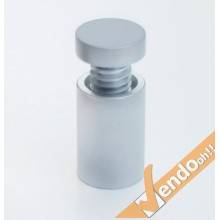 KIT 4 DISTANZIALI A VITE TARGHE DA PARETE MURO IN ALLUMINIO CROMATO ARGENTO ORO