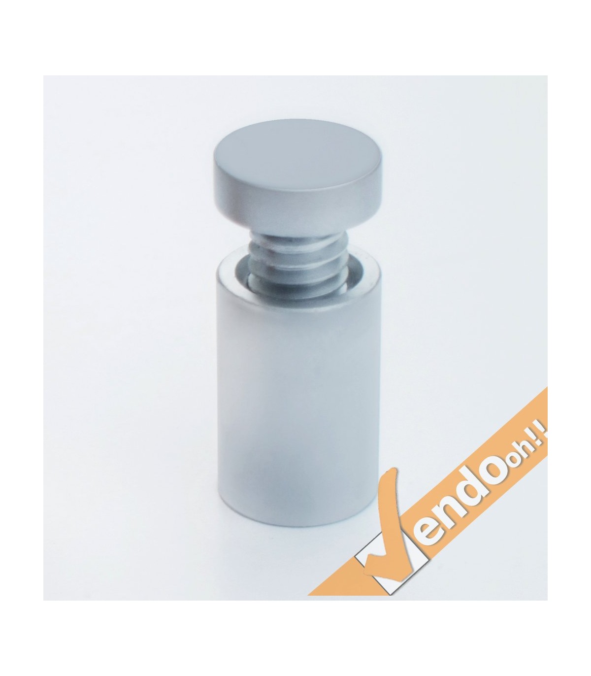 KIT 4 DISTANZIALI A VITE TARGHE DA PARETE MURO IN ALLUMINIO CROMATO ARGENTO ORO