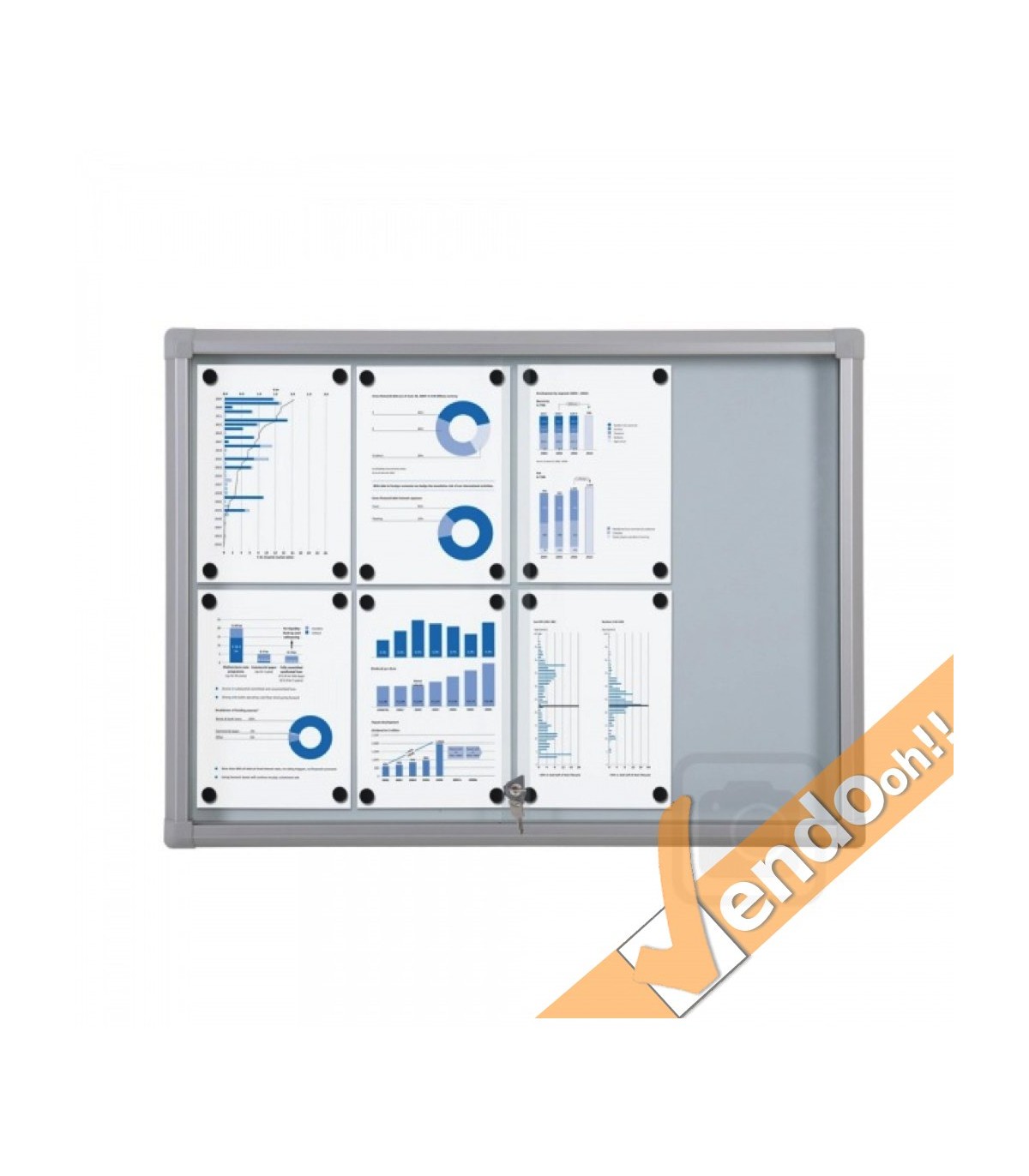 BACHECA MAGNETICA SCRIVIBILE FORMATO 8 X A4 PER COMUNICAZIONI PER UFFICIO SCUOLA
