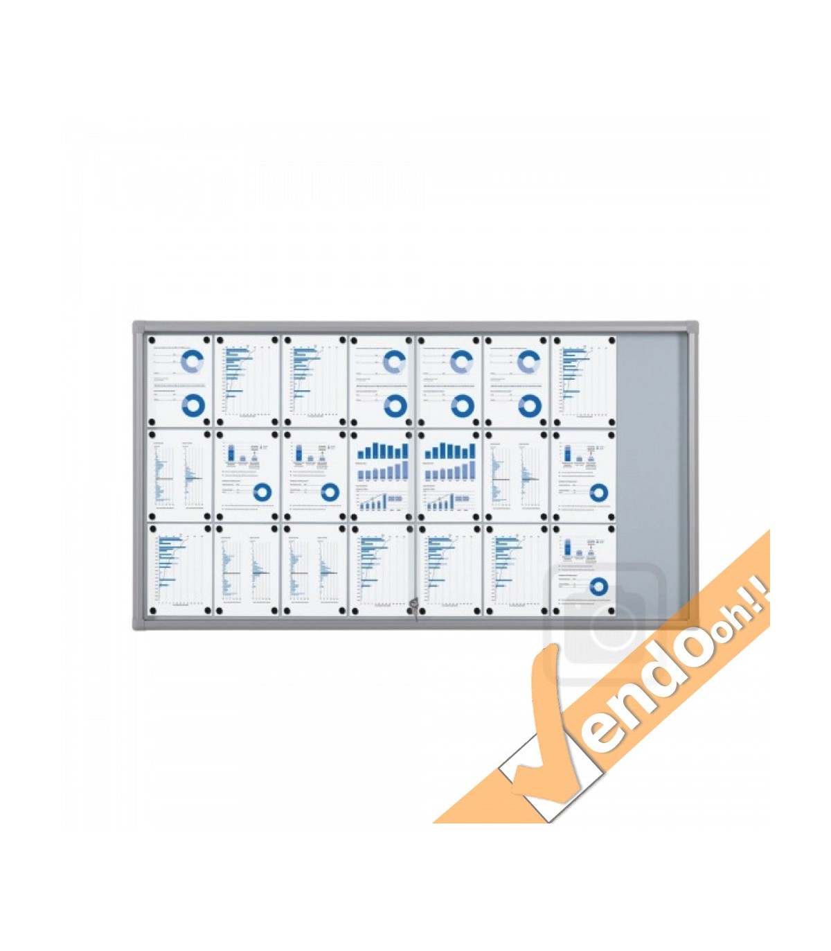 BACHECA MAGNETICA SCRIVIBILE FORMATO 24 X A4 PER COMUNICAZIONI PER UFFICIO SCUOLA