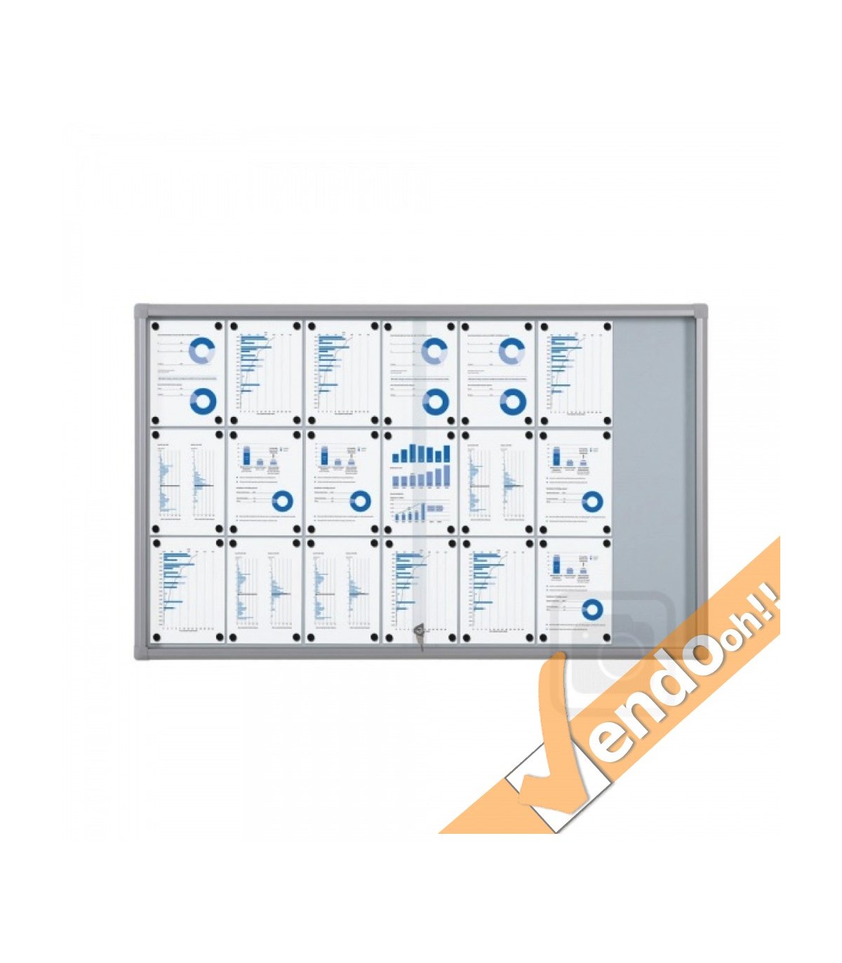 BACHECA MAGNETICA SCRIVIBILE FORMATO 21 X A4 PER COMUNICAZIONI PER UFFICIO SCUOLA