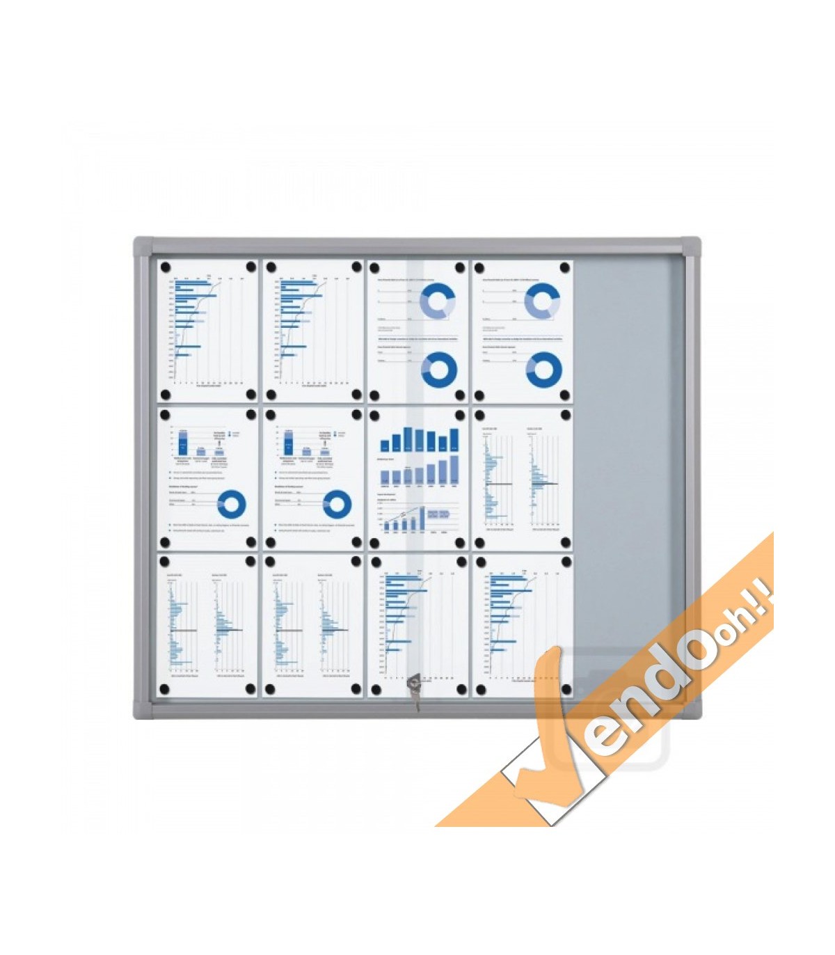 BACHECA MAGNETICA SCRIVIBILE FORMATO 15 X A4 PER COMUNICAZIONI PER UFFICIO SCUOLA