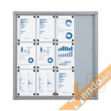 BACHECA MAGNETICA SCRIVIBILE FORMATO 12 X A4 PER COMUNICAZIONI PER UFFICIO SCUOLA