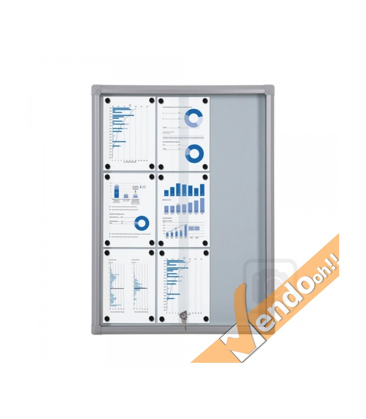 BACHECA MAGNETICA SCRIVIBILE FORMATO 9 X A4 PER COMUNICAZIONI PER UFFICIO SCUOLA
