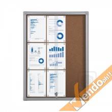 BACHECA IN SUGHERO NATURALE FORMATO 9XA4 PER COMUNICAZIONI PER UFFICIO SCUOLA