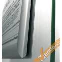 CORNICE ESPOSITIVA PUBBLICITARIA BIFACCIALE F.TO A3 DA VETRATA VETRINA VETRO