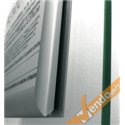 CORNICE ESPOSITIVA PUBBLICITARIA BIFACCIALE F.TO A2 DA VETRATA VETRINA VETRO