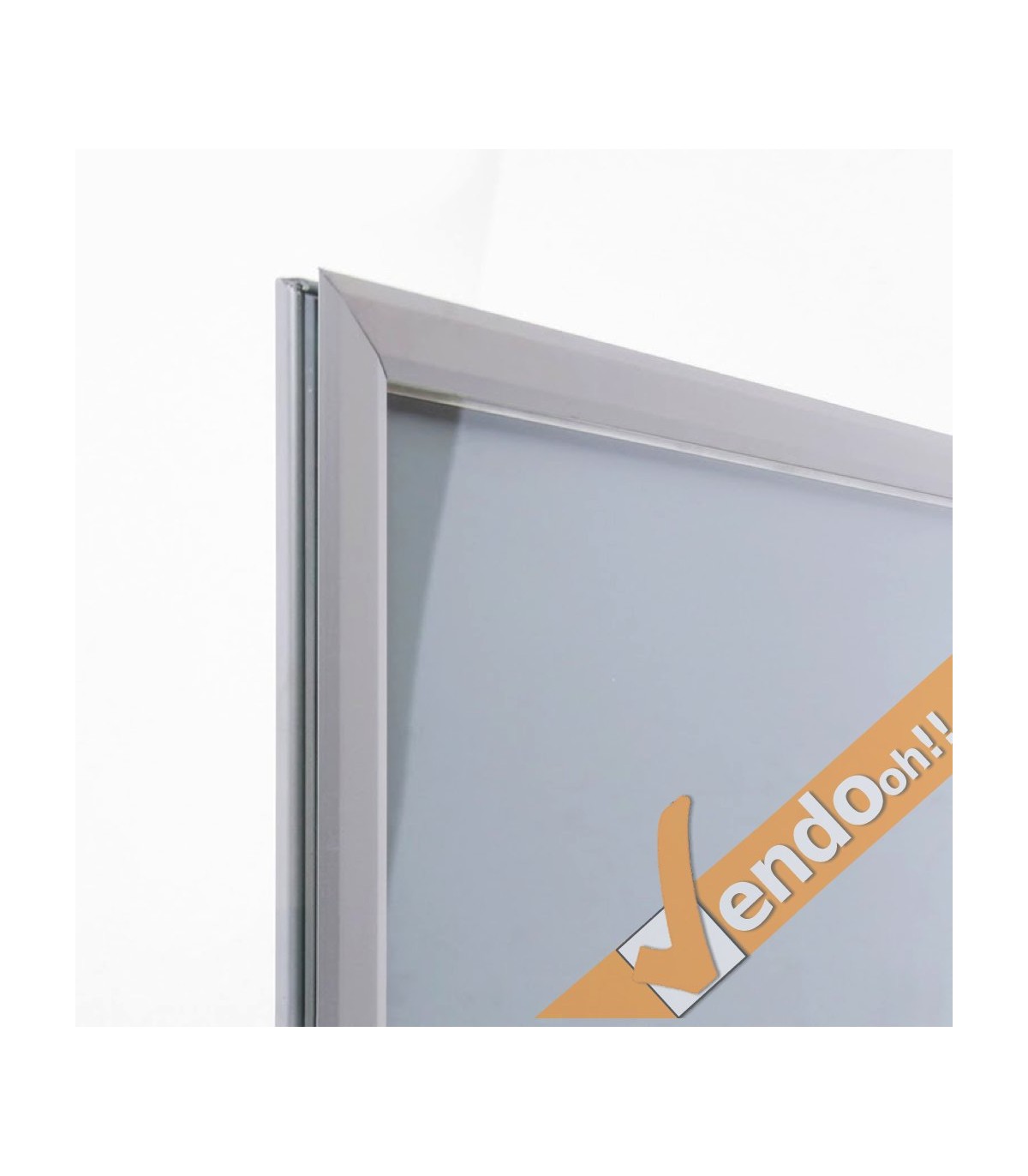 CORNICE ESPOSITIVA PUBBLICITARIA BIFACCIALE F.TO 50x70 DA VETRATA VETRINA VETRO