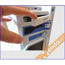 CASE CABINET PC COMPUTER GAMING SUPPORTI ANTI-SHOCK LIQUID COOLER PORTA HDD FDD