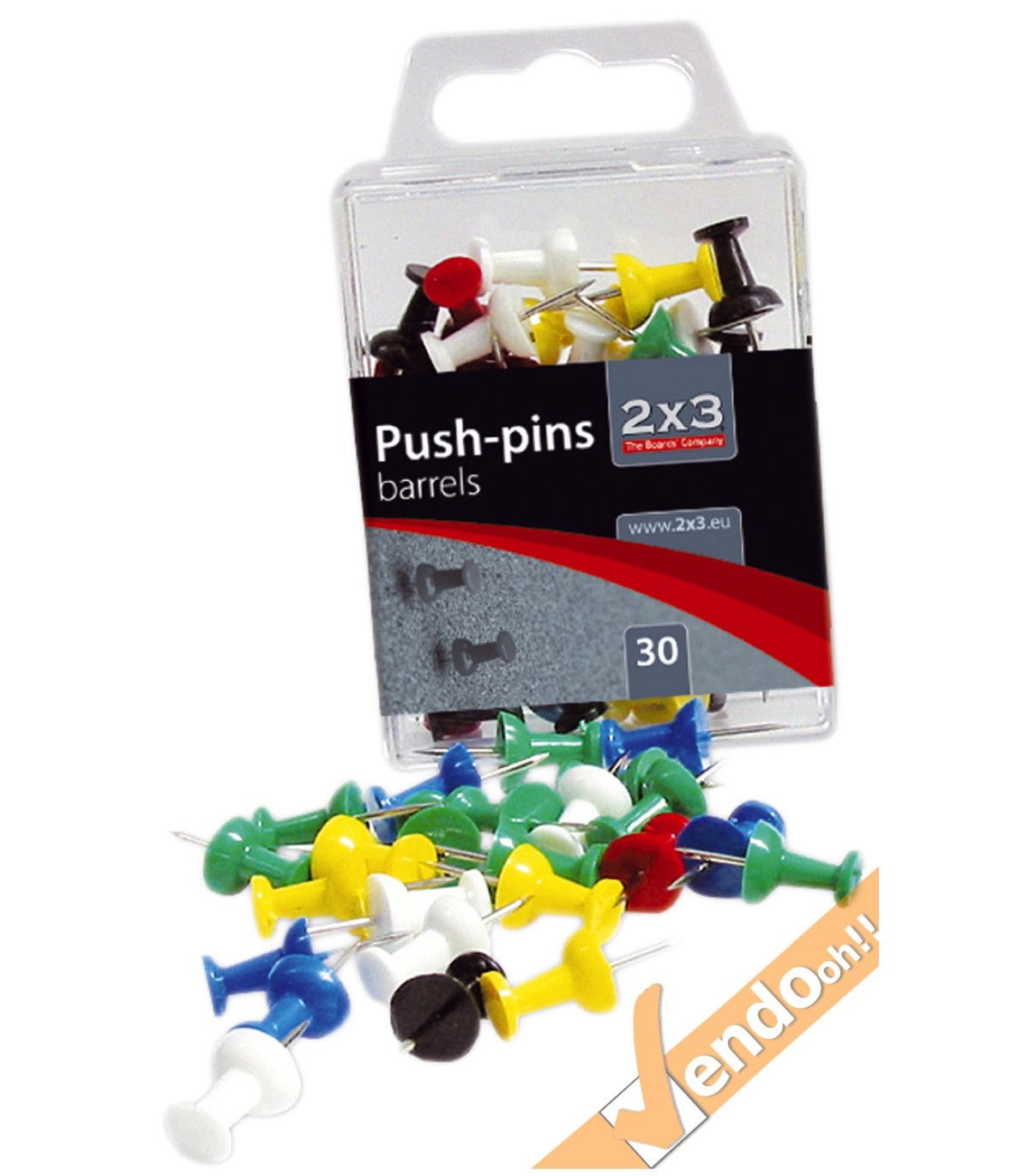 KIT 30 SPILLI COLORATI FERMA FOGLI PER LAVAGNE BACHECHE SUGHERO LEGNO POSTER