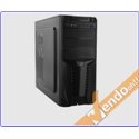CASE ATX COMPUTER CABINET PC TOWER METALLO PLASTICA NERO CON ALIMENTATORE 500W