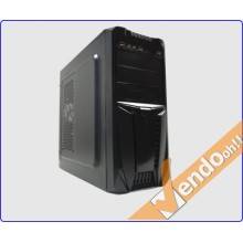 CASE ATX COMPUTER CABINET PC TOWER METALLO PLASTICA NERO CON ALIMENTATORE 500W