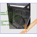 CASE ATX COMPUTER CABINET PC TOWER METALLO PLASTICA NERO CON ALIMENTATORE 500W
