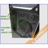 CASE ATX COMPUTER CABINET PC TOWER METALLO PLASTICA NERO CON ALIMENTATORE 500W