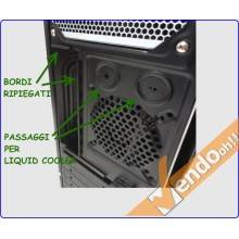 CASE ATX COMPUTER CABINET PC TOWER METALLO PLASTICA NERO CON ALIMENTATORE 500W