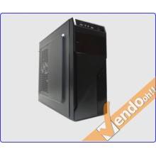 CASE ATX COMPUTER CABINET PC TOWER METALLO PLASTICA NERO CON ALIMENTATORE 500W
