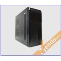 CASE ATX COMPUTER CABINET PC TOWER METALLO PLASTICA NERO CON ALIMENTATORE 500W